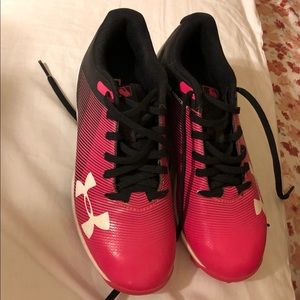 Youth Girls Under Armour Cleats Size 2